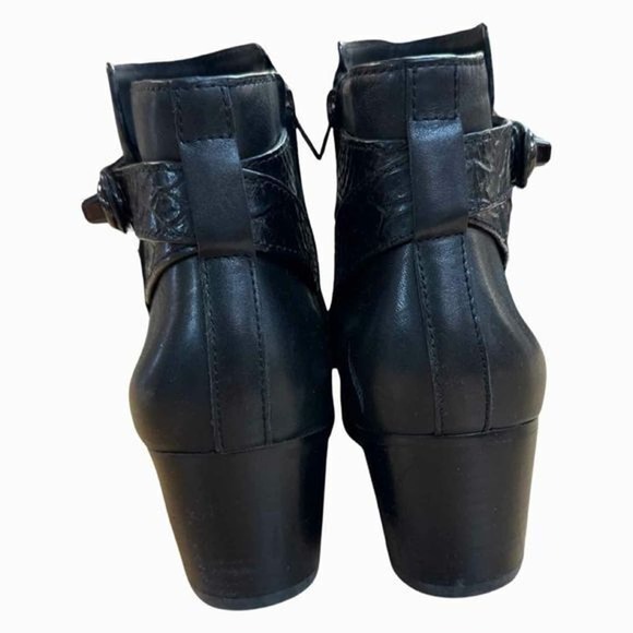 COACH PATRICIA TURNLOCK BLACK BOOTIE SIZE 9 - Picture 3 of 4